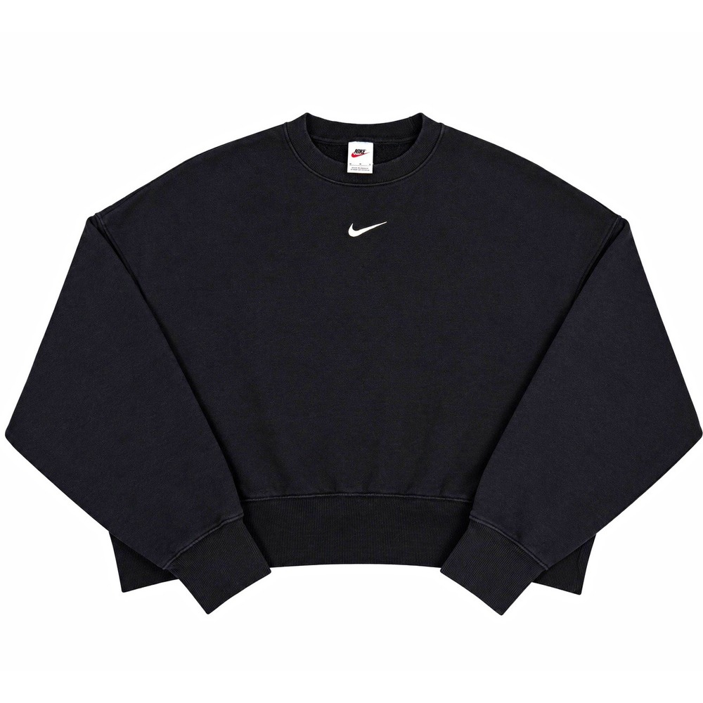Nike Black Crewneck Sweatshirt Mens M Fleece Pullover Swoosh Logo DQ5761-010